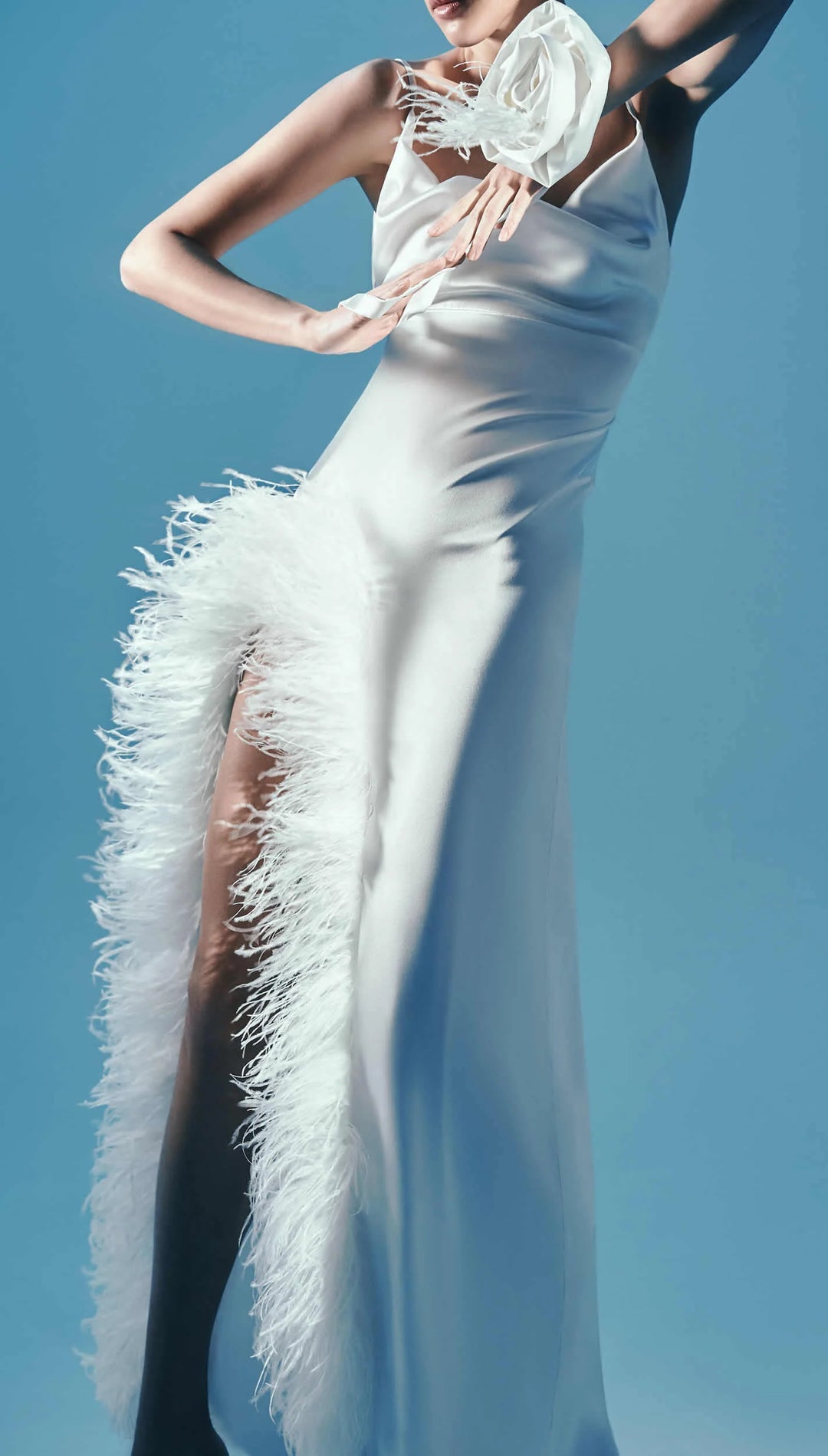 White Paradise Bird Dress