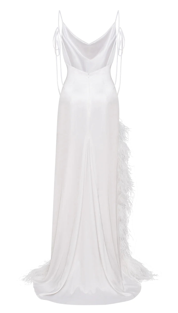 White Paradise Bird Dress
